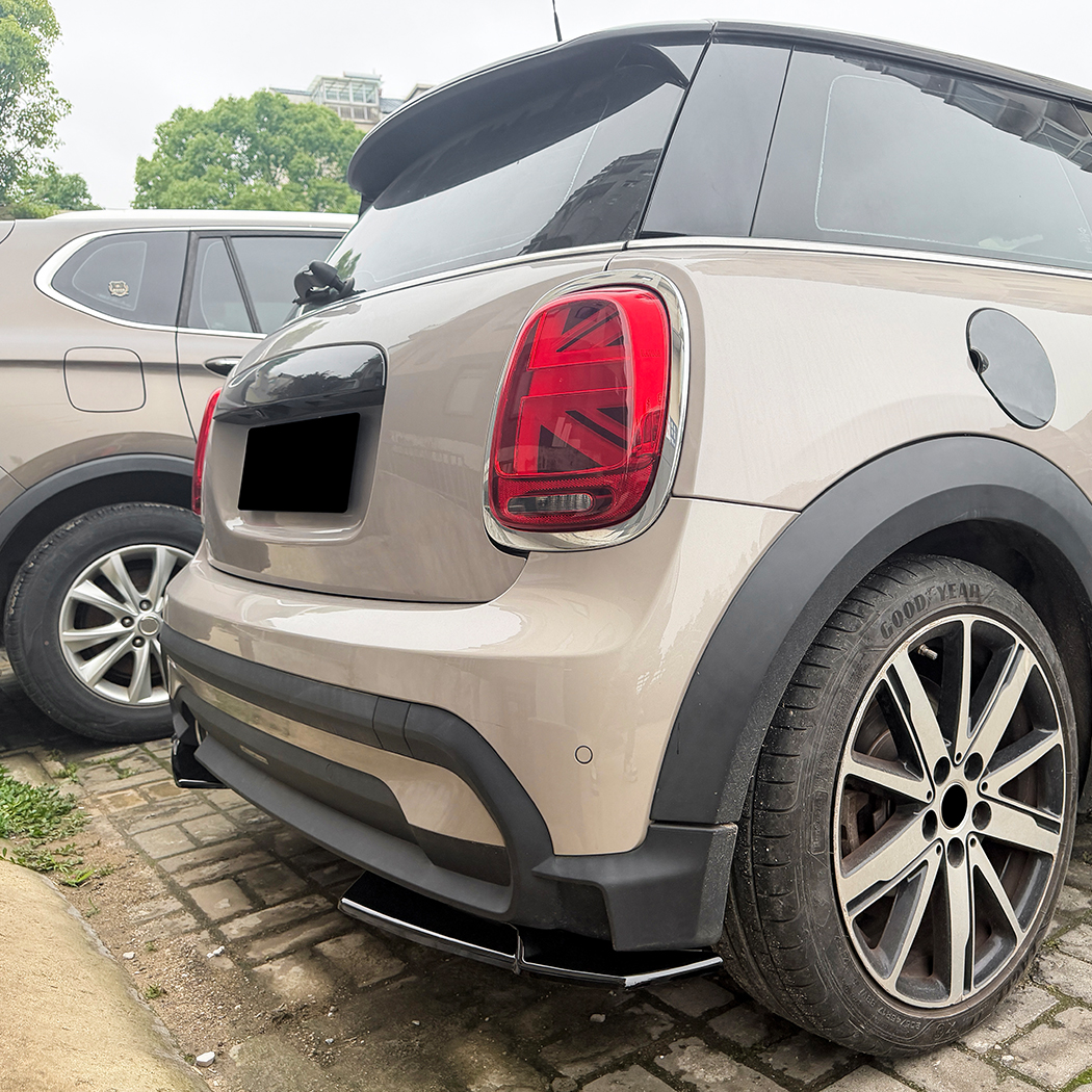 AMP-Z Rear Bumper Spoiler Lip For BMW Mini Cooper F55 F56 F57 Facelift 2022-2024