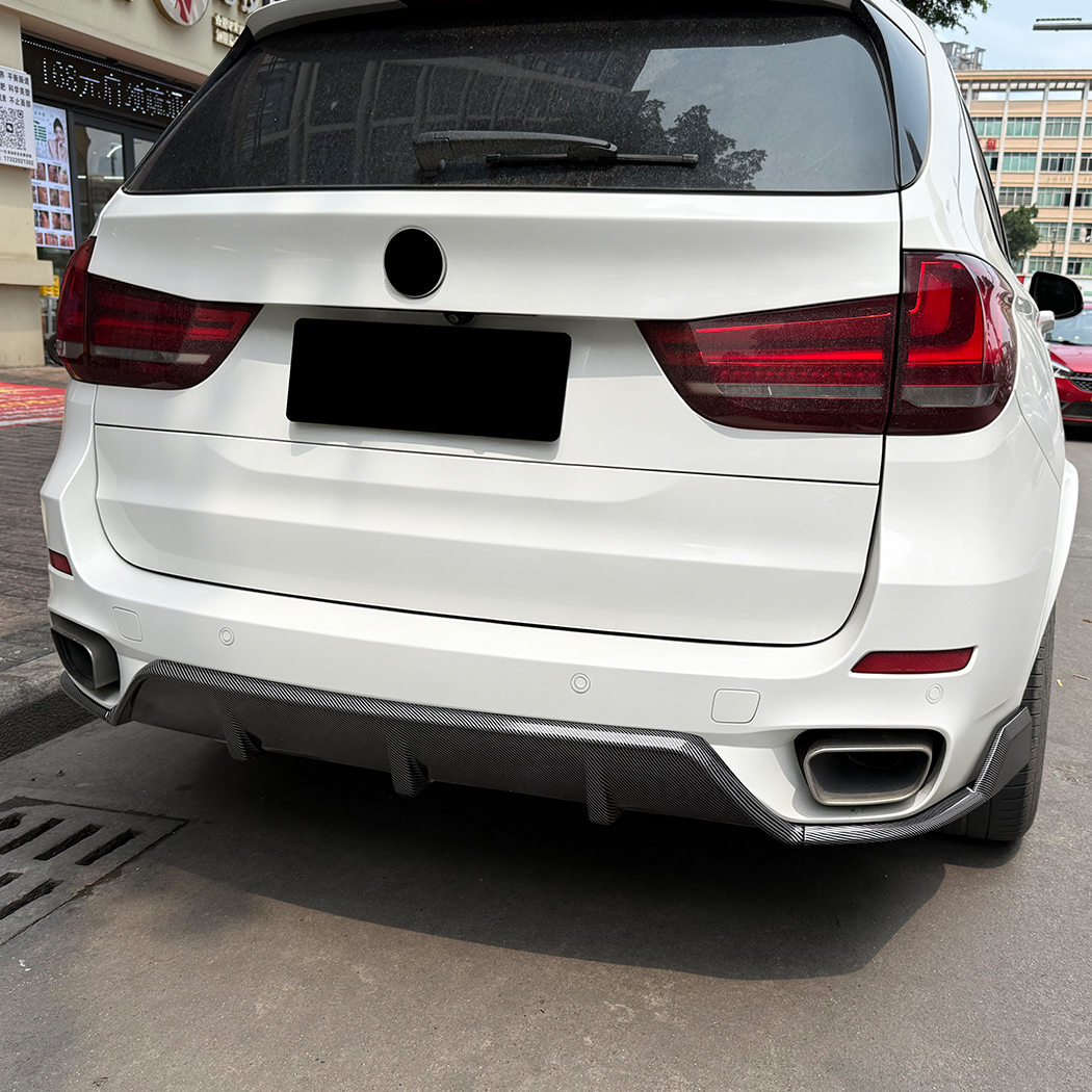 AMP-Z Rear Bumper Spoiler Lip Black For BMW X5 F15 M Sport 2014-2018