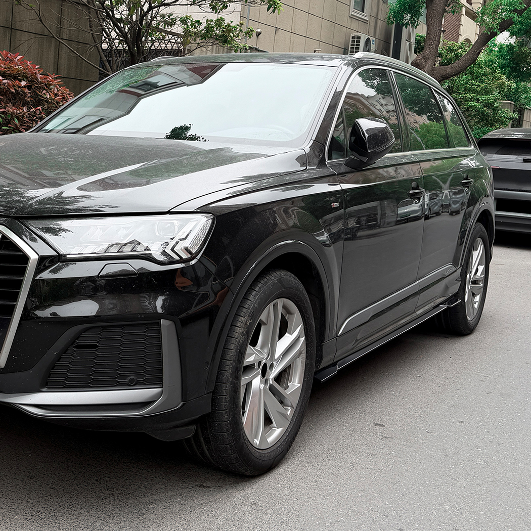 AMP-Z Side Skirt Rocker Panel Splitter Lip For Audi Q7 SQ7 MK2.5 2020+