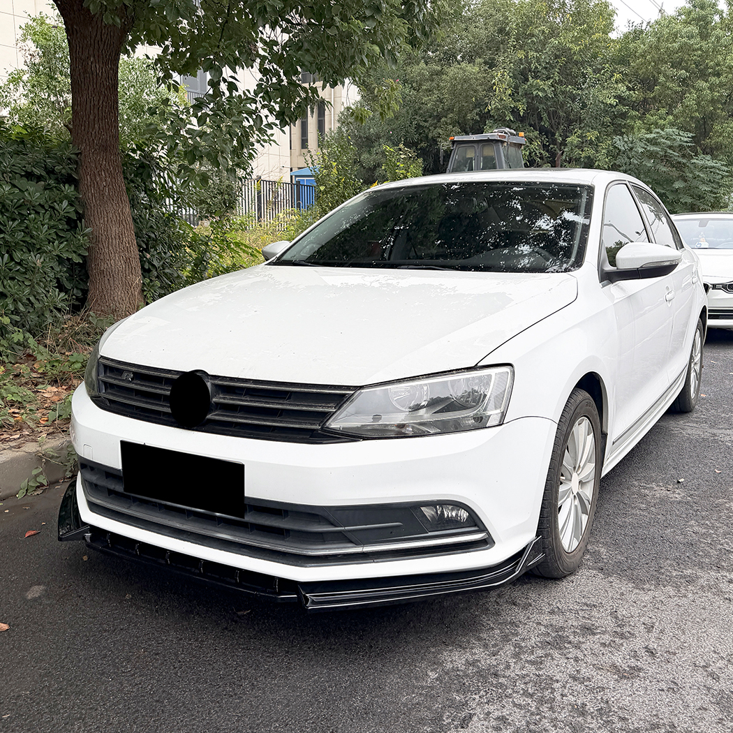 AMP-Z Front Bumper Lip Splitter For VW Volkswagen Jetta MK6.5 Standard 2015-2018