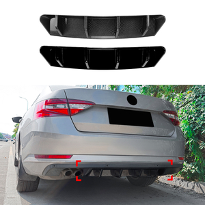 AMP-Z Rear Bumper Spoiler Lip For Skoda Superb B8 2015-2019