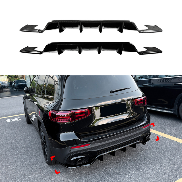 AMP-Z Rear Bumper Spoiler Lip For Mercedes Benz GLB Class X247 AMG Line GLB35 AMG 2020-2026