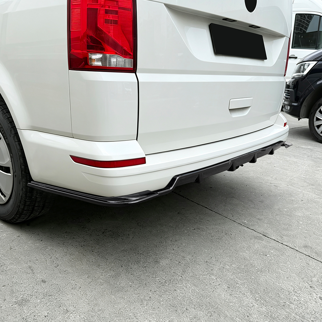 AMP-Z Rear Bumper Spoiler Lip For VW Volkswagen T6 T6.1 2016-2024