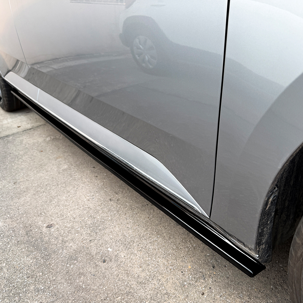 AMP-Z Side Skirt Rocker Panel Splitter Lip For Skoda Superb B8 2015-2022