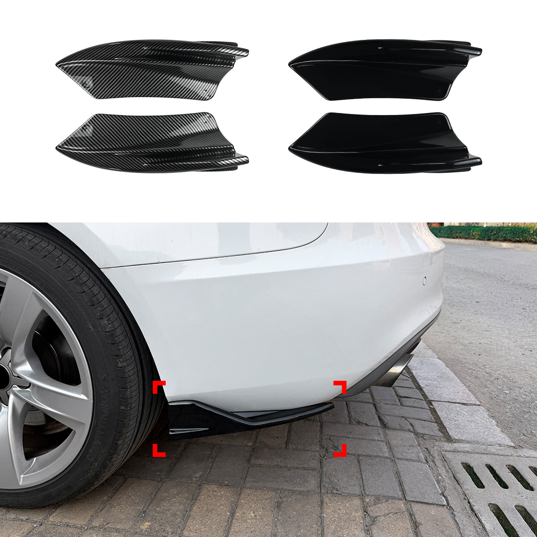 AMP-Z Rear Side Splitter Sticker For Audi A5 S5 8T Facelift Sline 4-Doors Sportback 2013-2016