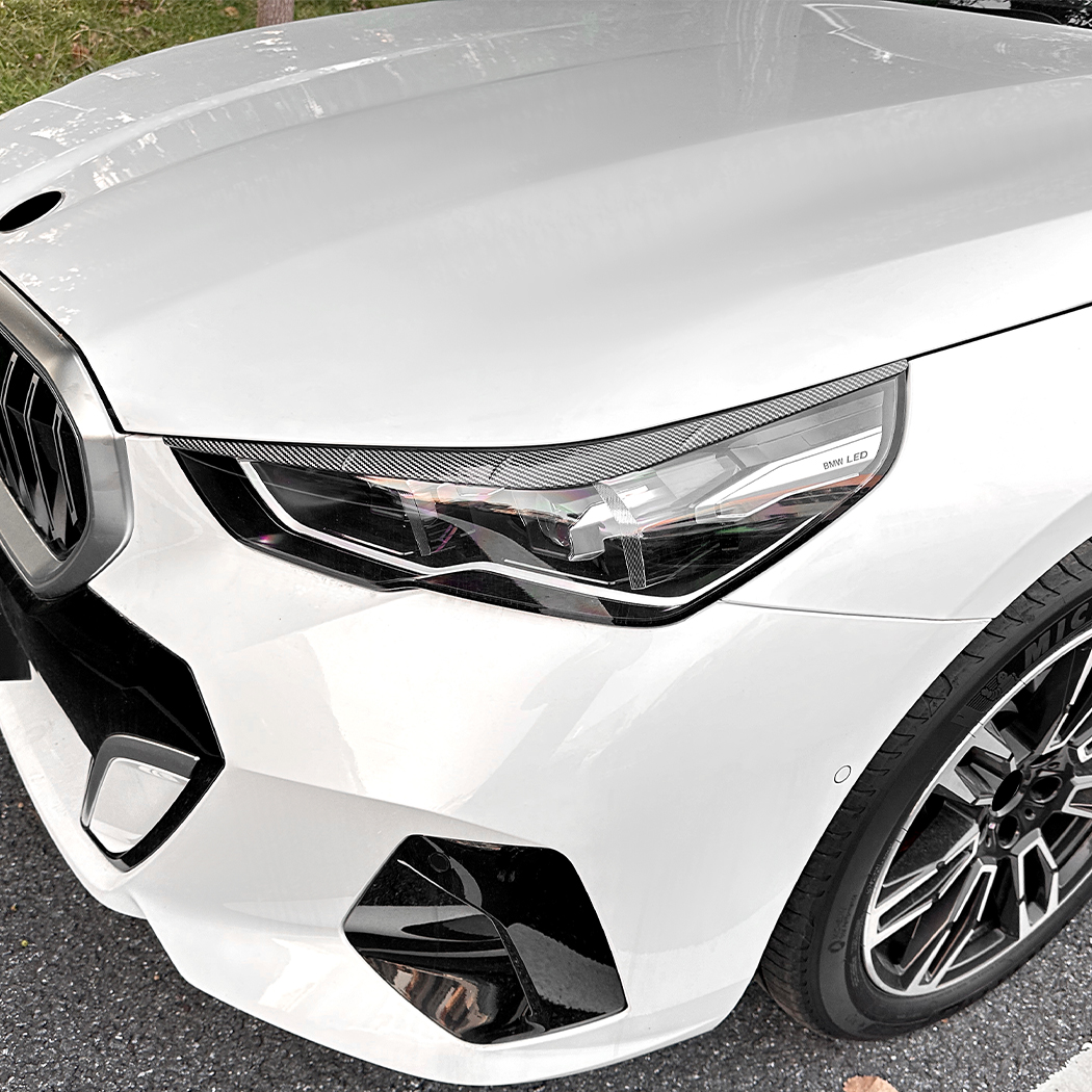 AMP-Z Headlight Eyebrows Eyelids Sticker For BMW 5 Series i5 G60 G61 2024+