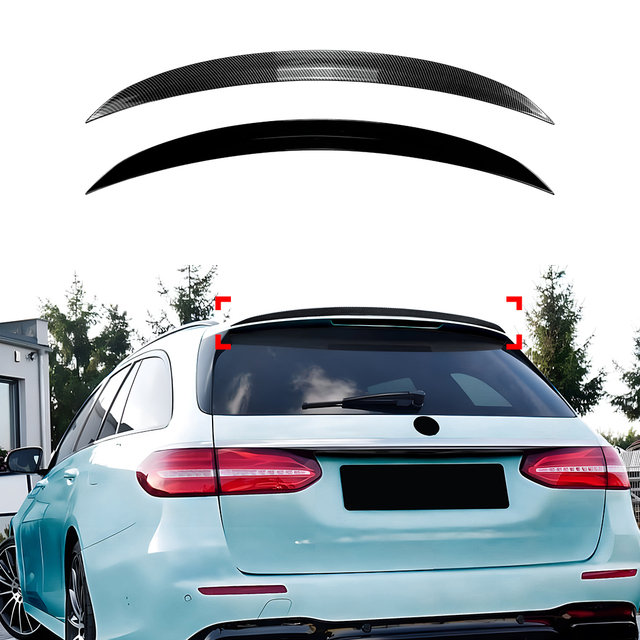AMP-Z Rear Roof Wing Spoiler For Mercedes Benz E Class Estate S213 2016-2023