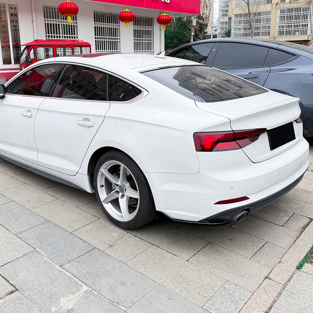 AMP-Z Rear Side Splitter Sticker For Audi A5 F5 Pre-Facelift Sline 2-Doors 4-Doors 2017-2020