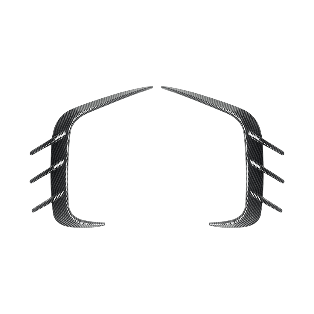 AMP-Z Front Bumper Fins Spoiler Canards For Ford Fiesta MK8 ST-Line 2017-2020