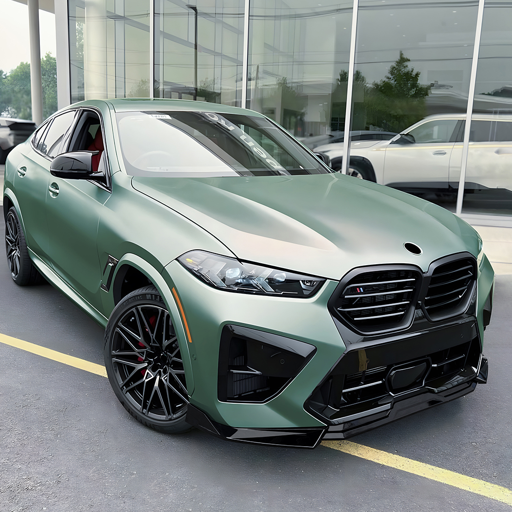 AMP-Z Front Bumper Lip Splitter For BMW X6M F96 LCI 2024+