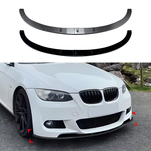 AMP-Z Front Bumper Lip Splitter For BMW 3 Series E92 E93 M Sport 2006-2013