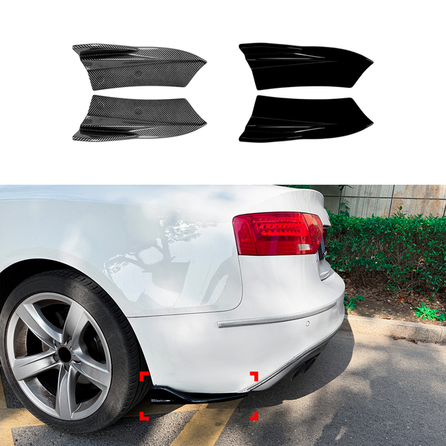 ملصق مقسم الجانب الخلفي AMP-Z لـ Audi A5 8T كوبيه تجميل 2 أبواب Sline 2013-2017