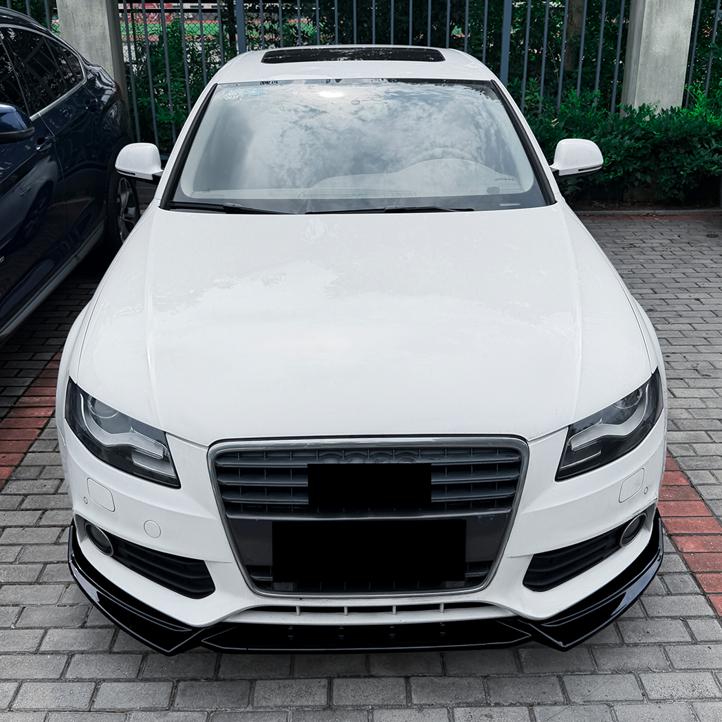 AMP-Z Front Bumper Lip Splitter For Audi A4 B8 Standard 2009-2012