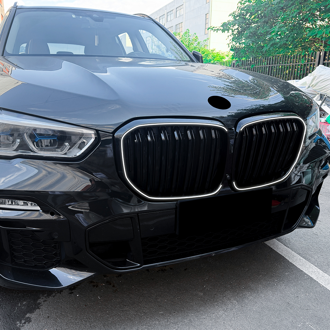 AMP-Z Front Bumper Grille Grill With Lights For BMW X5 G05 Pre-facelift 2019-2022