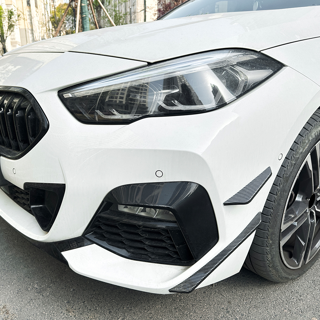 AMP-Z Front Bumper Fins Side Spoiler Canards For BMW 2 Series F44 M Sport 2020-2024