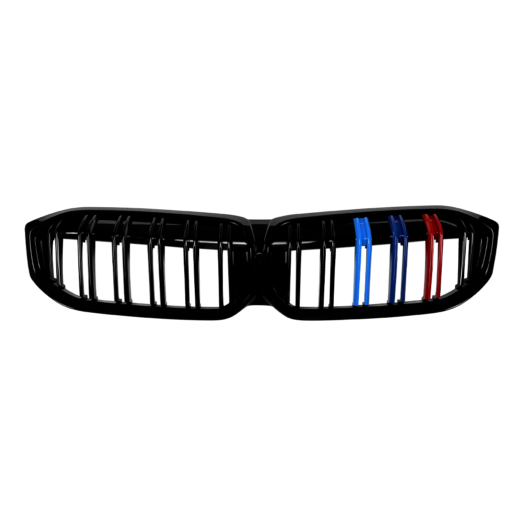 AMP-Z Front Bumper Grille Grill Black For BMW 3 Series G20 LCI 2023+