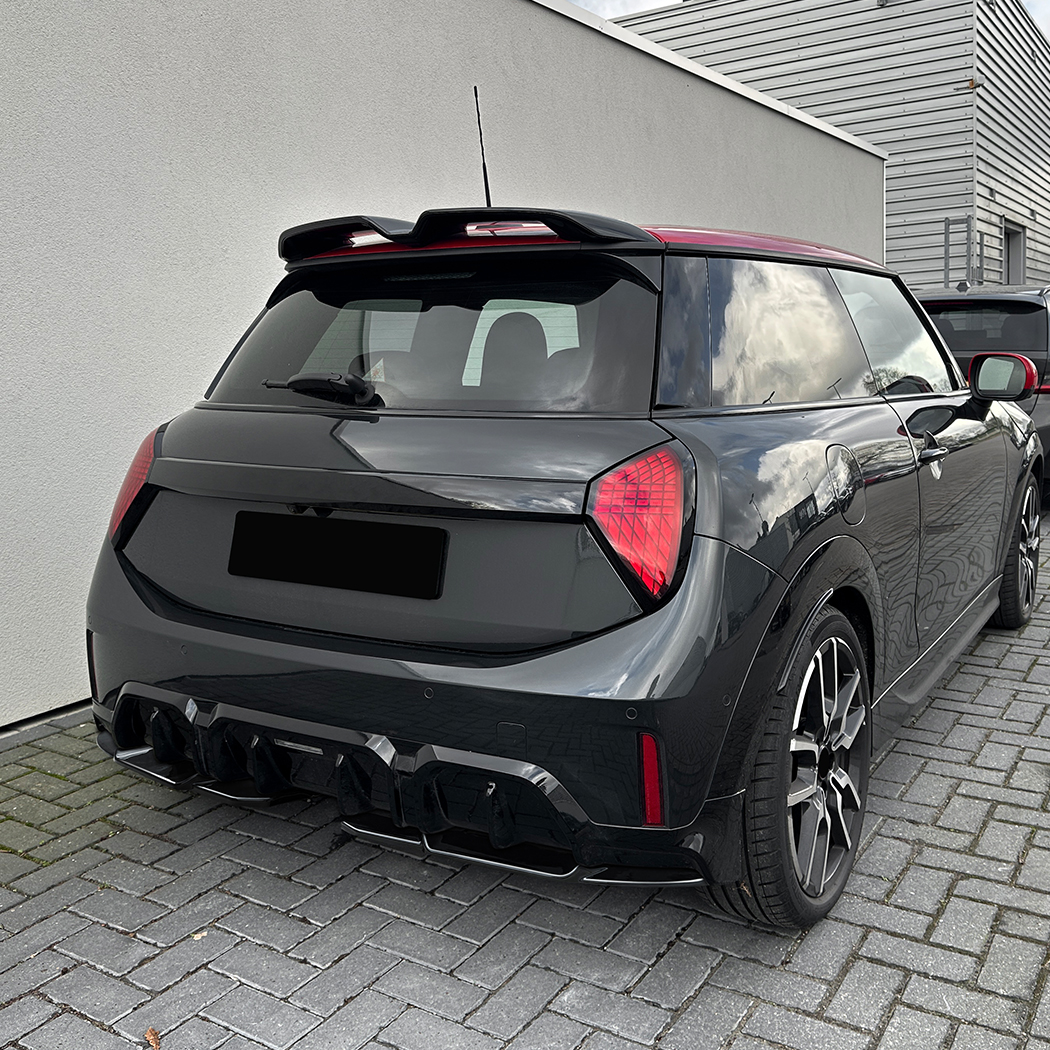 AMP-Z Rear Bumper Spoiler Lip For BMW Mini Cooper JCW-Style F65 F66 2024+