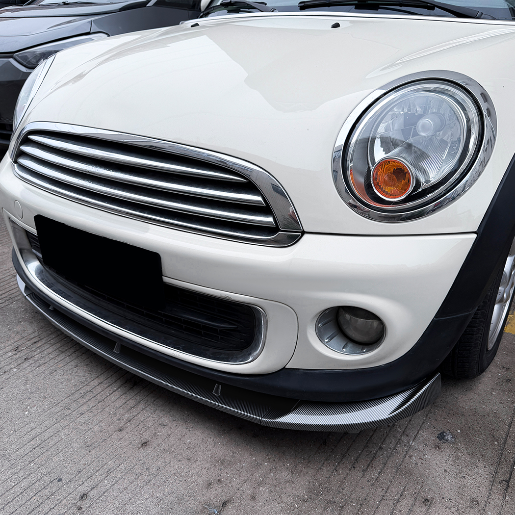 AMP-Z Front Bumper Lip Splitter For BMW Mini R56 R57 Facelift 2011-2014