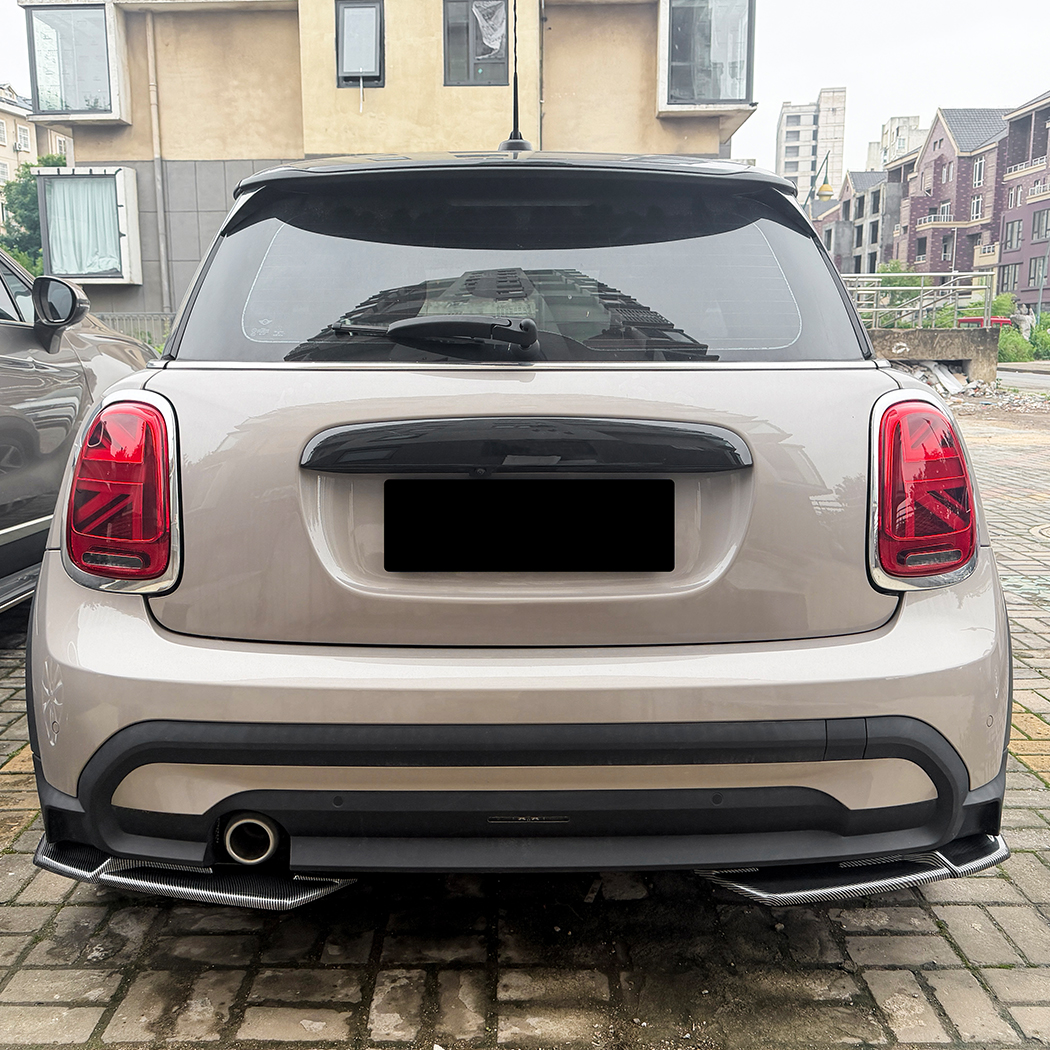 AMP-Z Rear Bumper Spoiler Lip For BMW Mini Cooper F55 F56 F57 Facelift 2022-2024