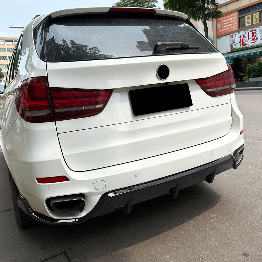 AMP-Z Rear Bumper Spoiler Lip Black For BMW X5 F15 M Sport 2014-2018