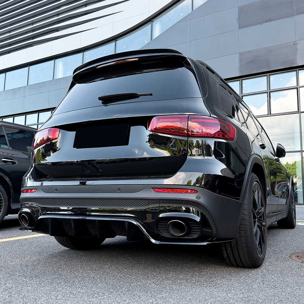 AMP-Z Rear Bumper Spoiler Lip For Mercedes Benz GLB Class X247 AMG Line GLB35 AMG 2020-2026