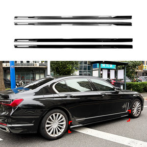 AMP-Z Side Skirt Rocker Panel Splitter Lip For BMW 7 Series G12 Standard 2016-2022