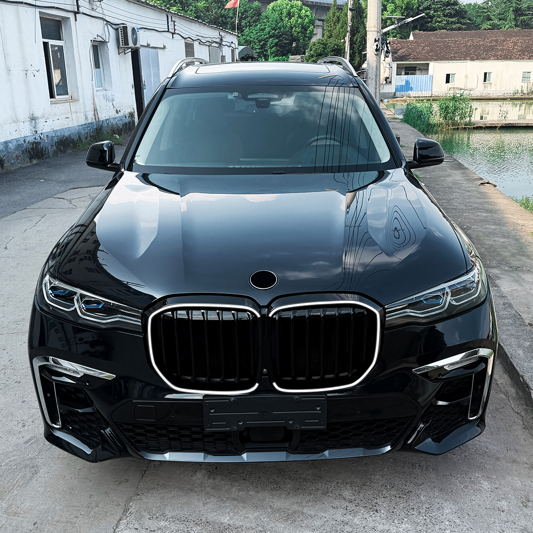 AMP-Z Front Bumper Grille Grill With Lights For BMW X7 G07 Pre-facelift 2019-2022
