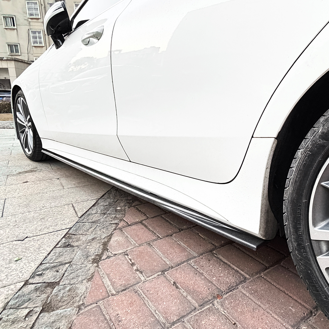 AMP-Z Side Skirt Rocker Panel Splitter Lip For Mercedes Benz CLS Class C257 AMG Line 2018+