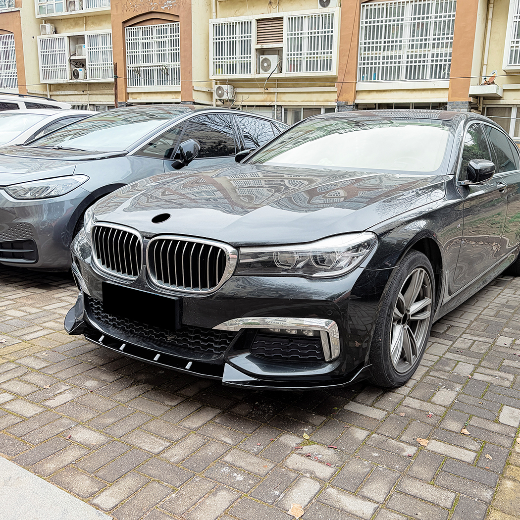 AMP-Z Front Bumper Lip Splitter For BMW 7 Series G11 G12 Pre-Facelift M Sport 2016-2018