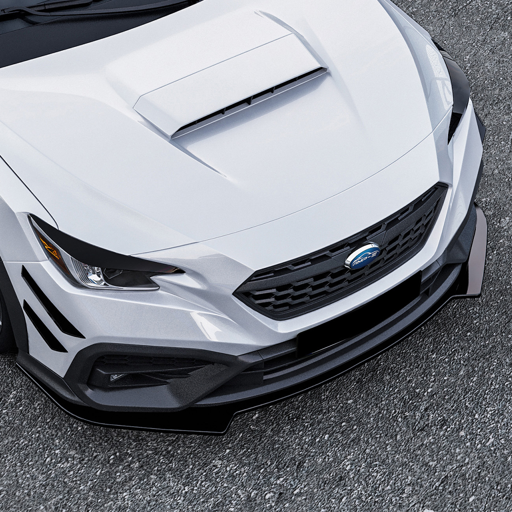 AMP-Z Front Bumper Lip Splitter For Subaru WRX STI VB 2022+