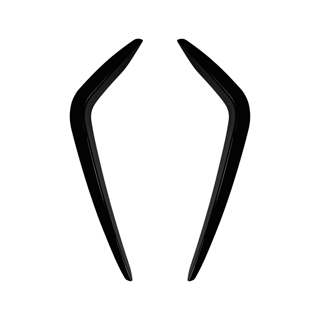 Canards de spoiler de aletas de para-choque dianteiro AMP-Z para Skoda Superb MK3 pr&eacute;-facelift 2015-2019