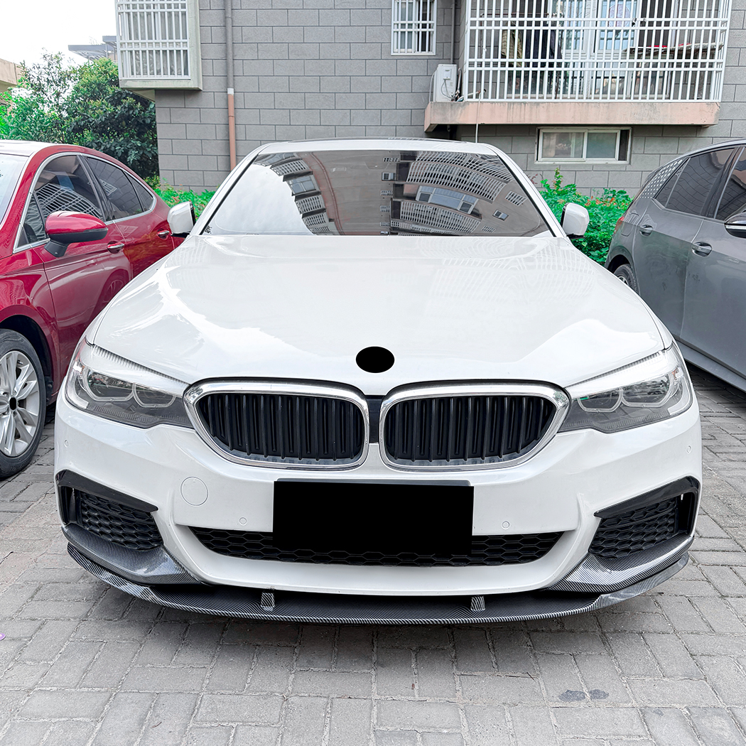 AMP-Z Front Bumper Lip Splitter For BMW 5 Series G30 G31 Pre-Facelift M Sport 2017-2020
