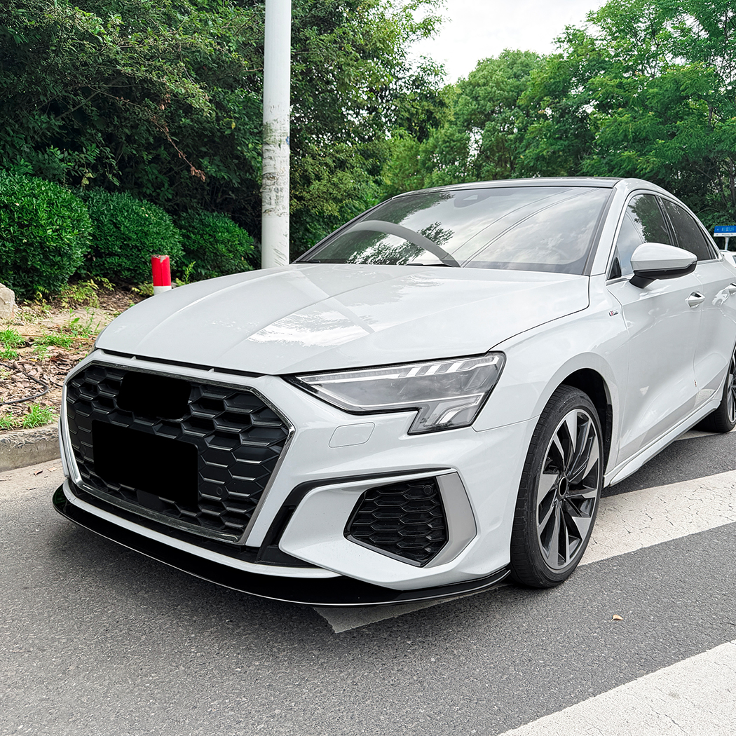 AMP-Z Front Bumper Lip Splitter For Audi A3 8Y Pre-facelift Sline
