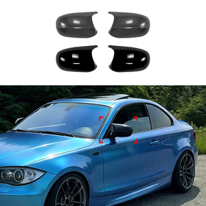 AMP-Z Wing Mirror Cover For BMW 1 Series E81 Facelift 2010-2012/E82 E88 Facelift 2010-2013/E87 Facelift 2008-2011/3 Series E90 E91 Facelift 2009-2012/E92 E93 Facelift 2010-2013