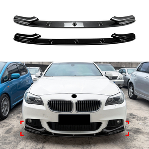 AMP-Z Front Bumper Lip Splitter For BMW 5 Series F10 F11 2011-2017