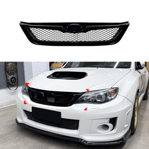 AMP-Z Front Bumper Grille Grill For Subaru Impreza WRX STI 2011-2014