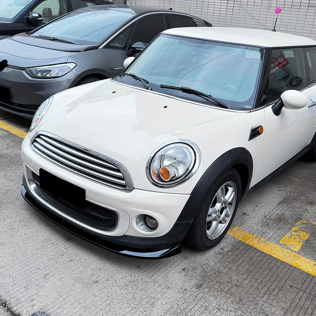 AMP-Z Front Bumper Lip Splitter For BMW Mini R56 R57 Facelift 2011-2014