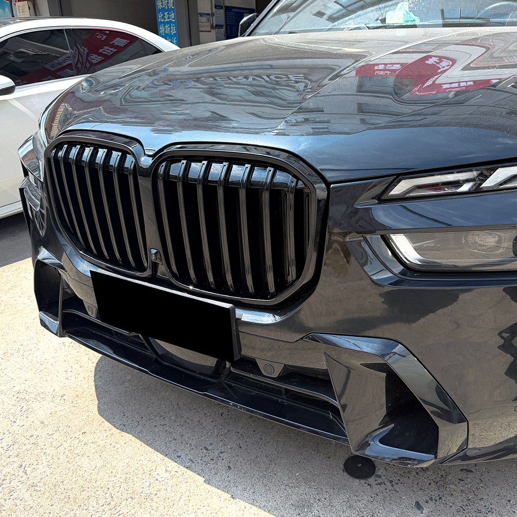 Grade da grade do p&aacute;ra-choque dianteiro AMP-Z para BMW X7 G07 LCI 2023+