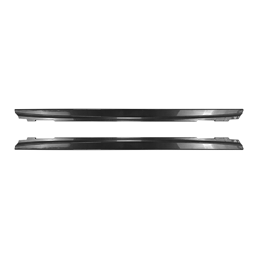 AMP-Z Side Skirt Rocker Panel Splitter Lip For Mercedes Benz CLS Class C218 X218 AMG Line 2011-2017