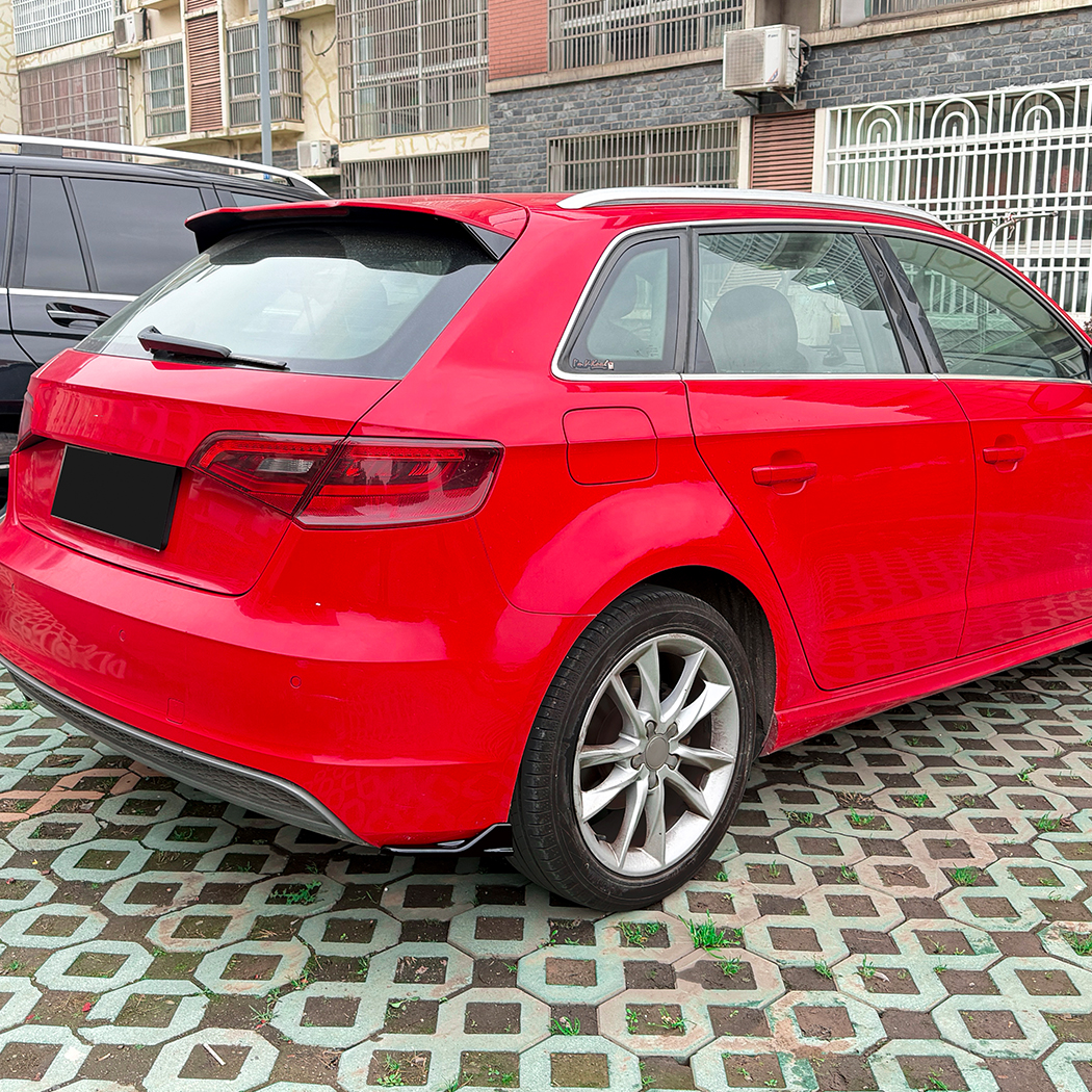 AMP-Z Rear Side Splitter Sticker For Audi A3 S3 8V Pre-Facelift Hatchback Sline 2013-2016