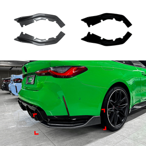 AMP-Z Rear Side Splitter Sticker For BMW 3 Series M4 G82 G83 2021+