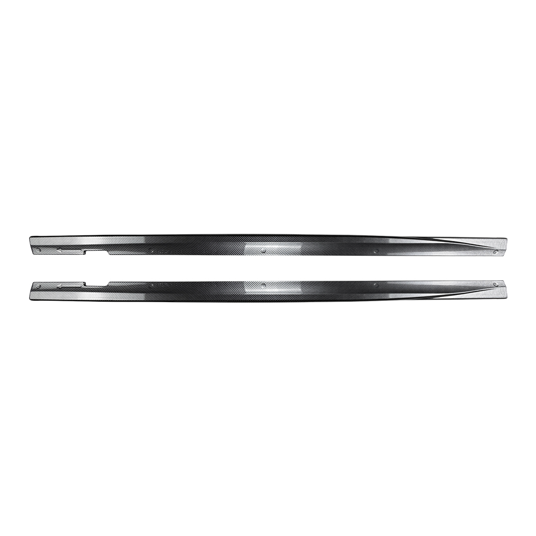 AMP-Z Side Skirt Rocker Panel Splitter Lip For Mercedes Benz CLS Class C257 AMG Line 2018+