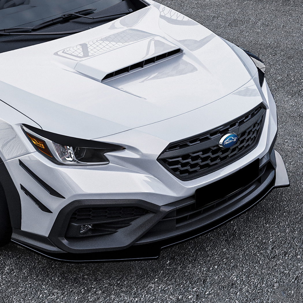 AMP-Z Front Bumper Lip Splitter For Subaru WRX STI VB 2022+