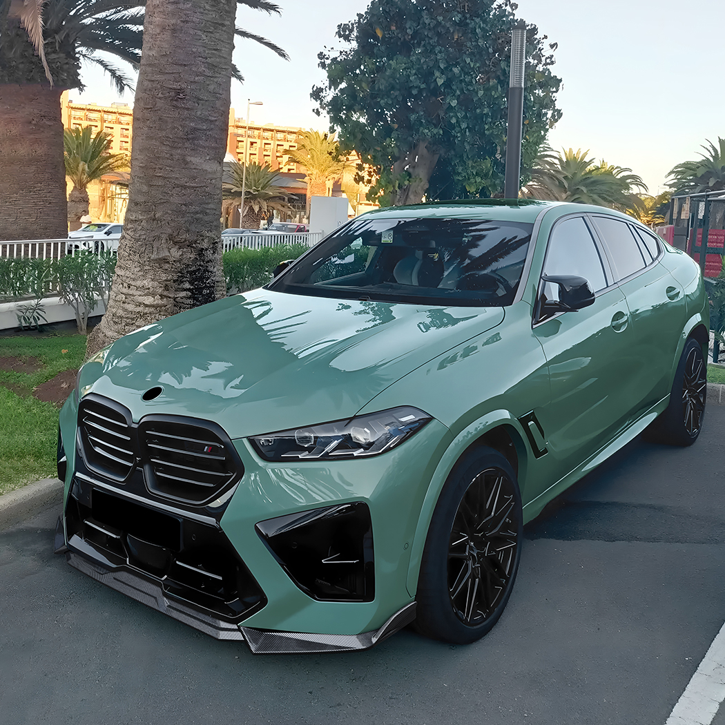 AMP-Z Front Bumper Lip Splitter For BMW X6M F96 LCI 2024+