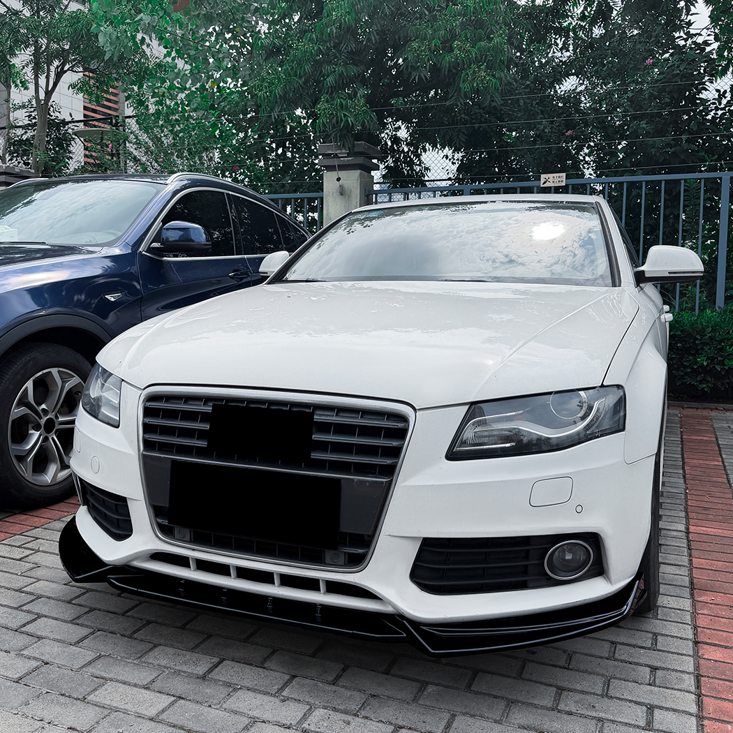AMP-Z Front Bumper Lip Splitter For Audi A4 B8 Standard 2009-2012