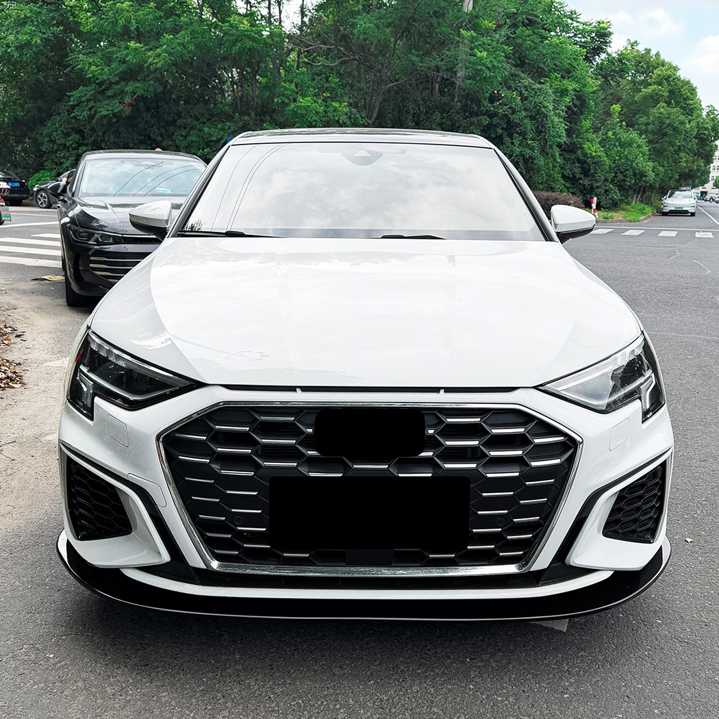 AMP-Z Front Bumper Lip Splitter For Audi A3 8Y Pre-facelift Sline
