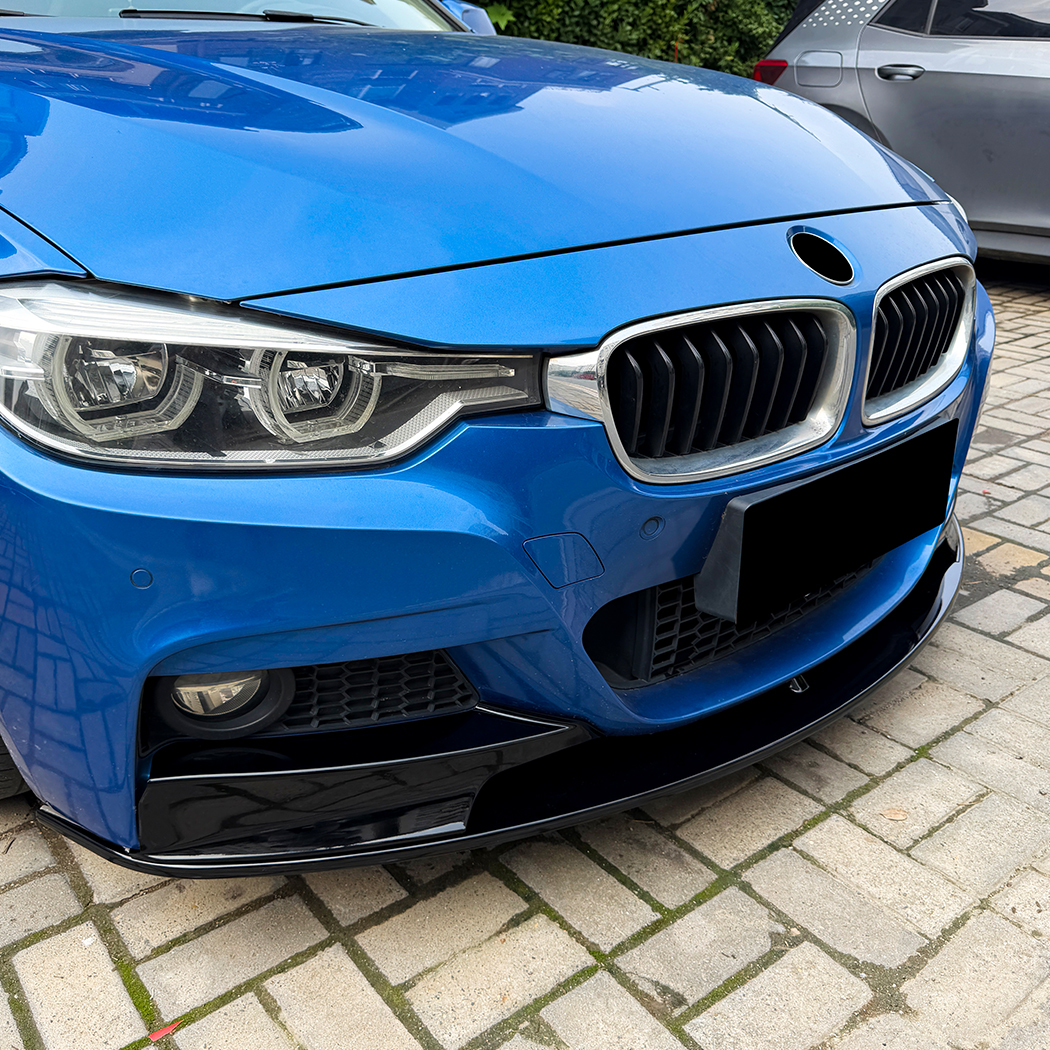 AMP-Z Front Bumper Lip Splitter For BMW 3 Series F30 F31