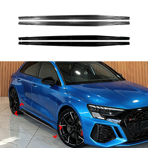 AMP-Z Side Skirt Rocker Panel Splitter Lip For Audi A3 RS3 8Y 2021+