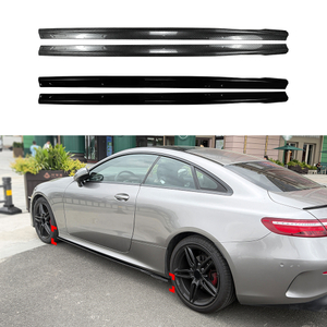 AMP-Z Side Skirt Rocker Panel Splitter Lip For Mercedes Benz E Class Coupe C238 AMG Line 2016-2023
