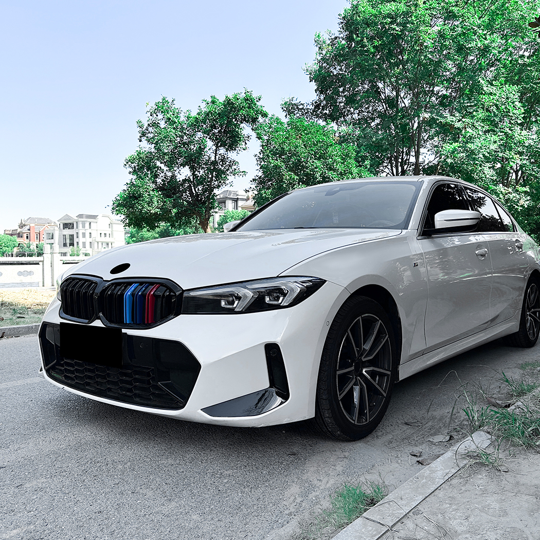 AMP-Z Front Bumper Grille Grill Black For BMW 3 Series G20 LCI 2023+